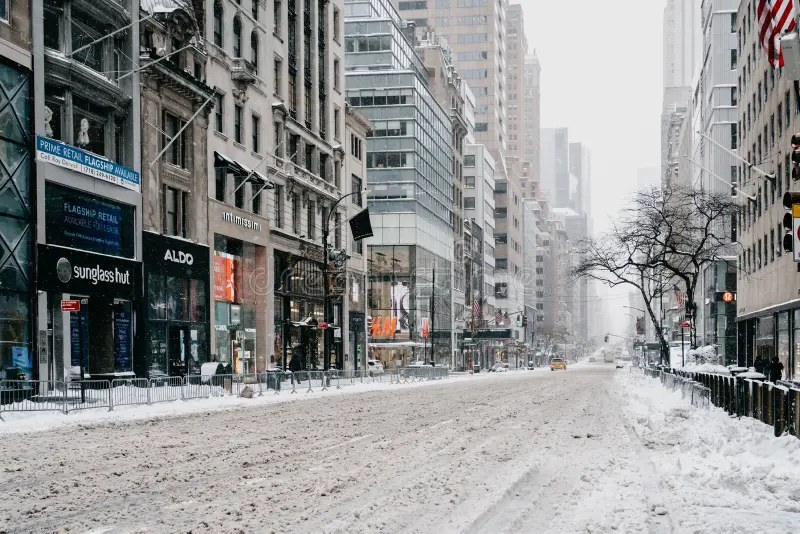Nueva York bajo la nieve